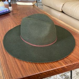 Nordstrom Green Felt Hat